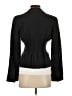 Charles Nolan 100% Ramie Solid Black Blazer Size 4 - photo 2