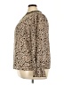 Shein Curve Animal Print Tan Long Sleeve Blouse Size 3X - photo 5