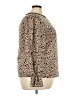 Shein Curve Animal Print Tan Long Sleeve Blouse Size 3X - photo 4