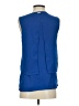 Ivanka Trump 100% Polyester Blue Sleeveless Blouse Size XS - photo 2