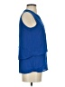 Ivanka Trump 100% Polyester Blue Sleeveless Blouse Size XS - photo 4