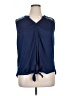 French Laundry 100% Polyester Blue Sleeveless Blouse Size 1X - photo 1