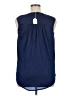 French Laundry 100% Polyester Blue Sleeveless Blouse Size 1X - photo 2