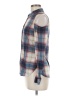 Polly & Esther 100% Polyester Plaid Blue Long Sleeve Blouse Size M - photo 5
