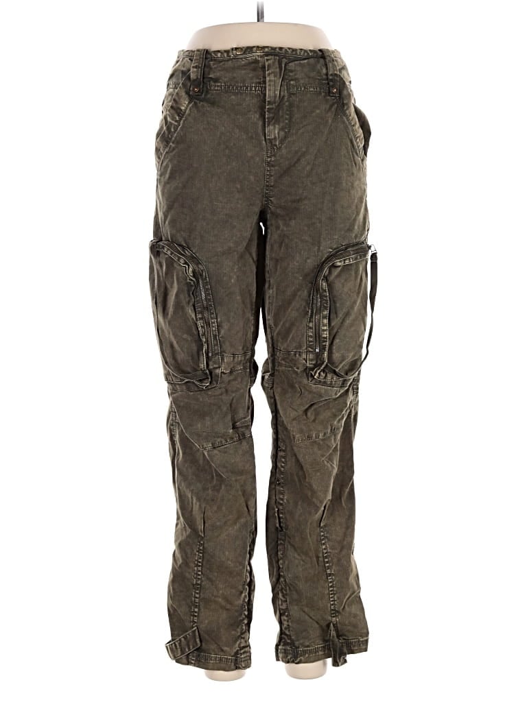 Pre-owned We The Free Cargo Pants In Green