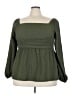 Unbranded Green Long Sleeve Blouse Size 3X - photo 1