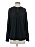 T Tahari 100% Polyester Black Long Sleeve Blouse Size S - photo 1