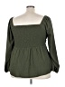 Unbranded Green Long Sleeve Blouse Size 3X - photo 2