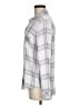 Rails 100% Rayon Plaid Ivory Purple Long Sleeve Button-Down Shirt Size M - photo 5