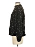 Shein 100% Polyester Polka Dots Black Long Sleeve Blouse Size 4 - photo 5