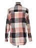 Pulse Checkered-gingham Pink Long Sleeve Button-Down Shirt Size M - photo 2
