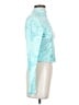 Shein Teal Long Sleeve Top Size 4 - photo 4