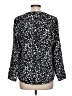 NY Collection Animal Print Black 3/4 Sleeve Blouse Size L - photo 2
