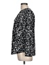 NY Collection Animal Print Black 3/4 Sleeve Blouse Size L - photo 5