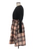 Unbranded 100% Polyester Plaid Black Casual Dress Size M - photo 5