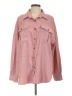 Shein 100% Polyester Pink Long Sleeve Blouse Size L - photo 1