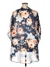 Emory Park 100% Polyester Blue Kimono Size XL - photo 2