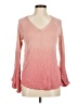 Seven7 100% Rayon Pink Pullover Sweater Size M - photo 1