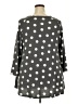 Kim & Cami Polka Dots Gray Pullover Sweater Size 2X - photo 2