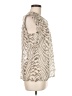 CAbi Animal Print Ivory Sleeveless Blouse Size M - photo 4