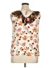 DR2 100% Rayon Ivory Sleeveless Blouse Size XL - photo 2
