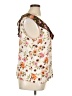 DR2 100% Rayon Ivory Sleeveless Blouse Size XL - photo 4
