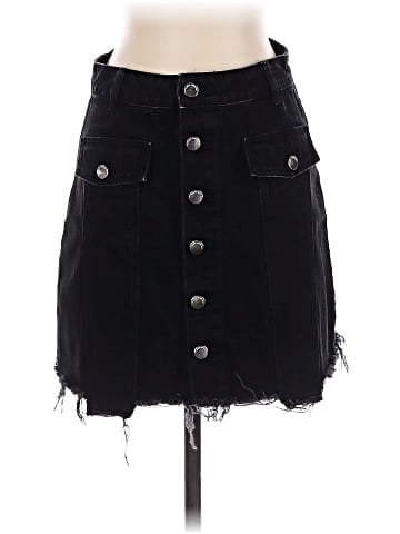 Trafaluc by Zara Denim Skirt (view 1)