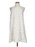Versona 100% Polyester Polka Dots Ivory Casual Dress Size L - photo 1