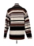 Club Monaco Stripes Brown Wool Coat Size M - photo 2