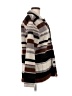 Club Monaco Stripes Brown Wool Coat Size M - photo 4