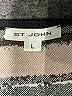 St. John Silver Sleeveless T-Shirt Size L - photo 7