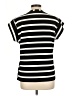 Shein Stripes Black Short Sleeve Top Size 12 - photo 2