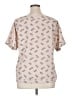 Paraphrase 100% Polyester Tan Short Sleeve Blouse Size XL - photo 2