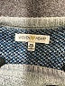Woven Heart Animal Print Blue Pullover Sweater Size XS - photo 7