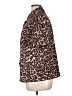 Emery Rose Animal Print Brown Short Sleeve Blouse Size 1X - photo 5