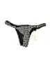 Vitamin A Houndstooth Black Swimsuit Bottoms Size 4 - photo 1