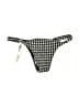 Vitamin A Houndstooth Black Swimsuit Bottoms Size 4 - photo 2