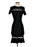 Milly Graphic Black Cocktail Dress Size P (petite) - photo 1