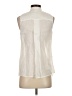 Theory Ivory Sleeveless Blouse Size 00 - 0 - photo 2