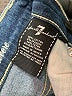 7 For All Mankind Hearts Blue Jeans Size 26 waist - photo 8