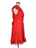 Fab'rik 100% Polyester Solid Red Cocktail Dress Size L - photo 4