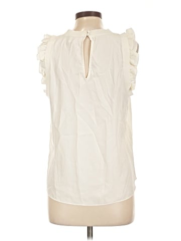 Cinq à Sept Sleeveless Silk Top (view 2)