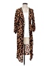 BAILEY'S BLOSSOMS 100% Rayon Brown Kimono Size XS - Sm - photo 1