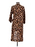 BAILEY'S BLOSSOMS 100% Rayon Brown Kimono Size XS - Sm - photo 2