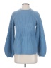 Ann Taylor Solid Blue Pullover Sweater Size S - photo 1