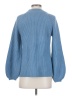 Ann Taylor Solid Blue Pullover Sweater Size S - photo 2