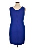 Assorted Brands Solid Blue Casual Dress Size 16 - photo 2