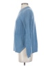 Ann Taylor Solid Blue Pullover Sweater Size S - photo 5