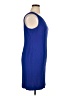 Assorted Brands Solid Blue Casual Dress Size 16 - photo 4