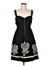 Floreat Paisley Black Cocktail Dress Size 6 - photo 1
